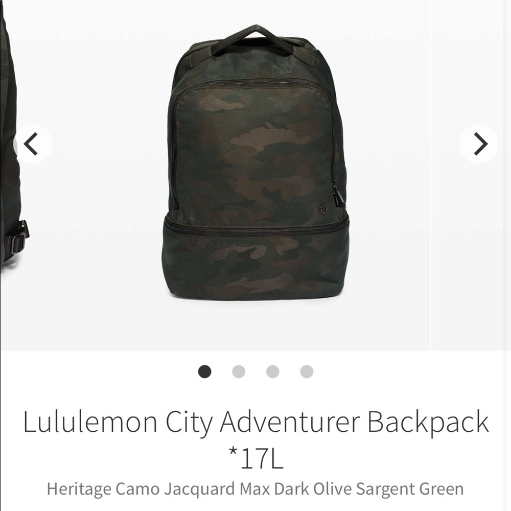NWT Lululemon City Adventurer Backpack 17L Camo
